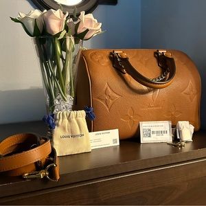 Louis Vuitton Speedy Bandouliere 25 Cognac Leather (excellent condition)